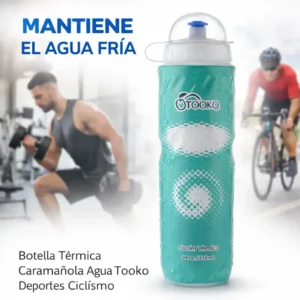 Botella Deportiva 710ml Antigoteo | Mantiene Temperatura | Libre BPA | Ciclismo y Exterior