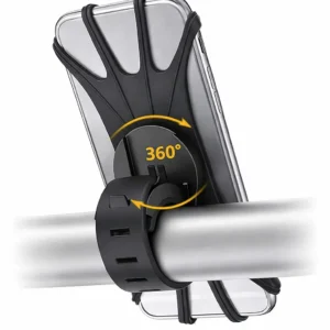 Soporte Celular Bicicleta Moto Silicona 360° Universal Antivibración