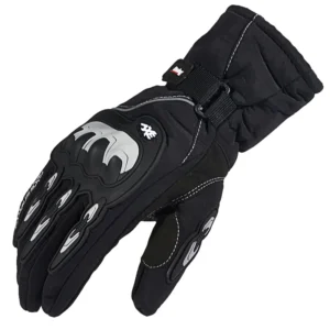 Guantes de Moto 100% Impermeables y Térmicos - Protección ABS y Caña Larga