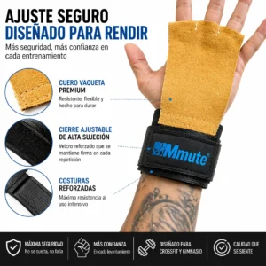 Calleras de Cuero Vaqueta para Crossfit y Gym – Máximo Agarre y Protección