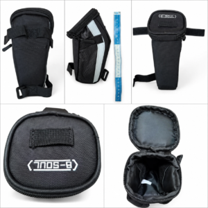 Bolso Porta Herramientas B-Soul para Bicicleta - 1L Impermeable y Reflectivo