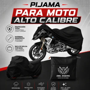 Pijama Carpa para Moto Alto Calibre | Protección Térmica Exosto y PVC Satinado
