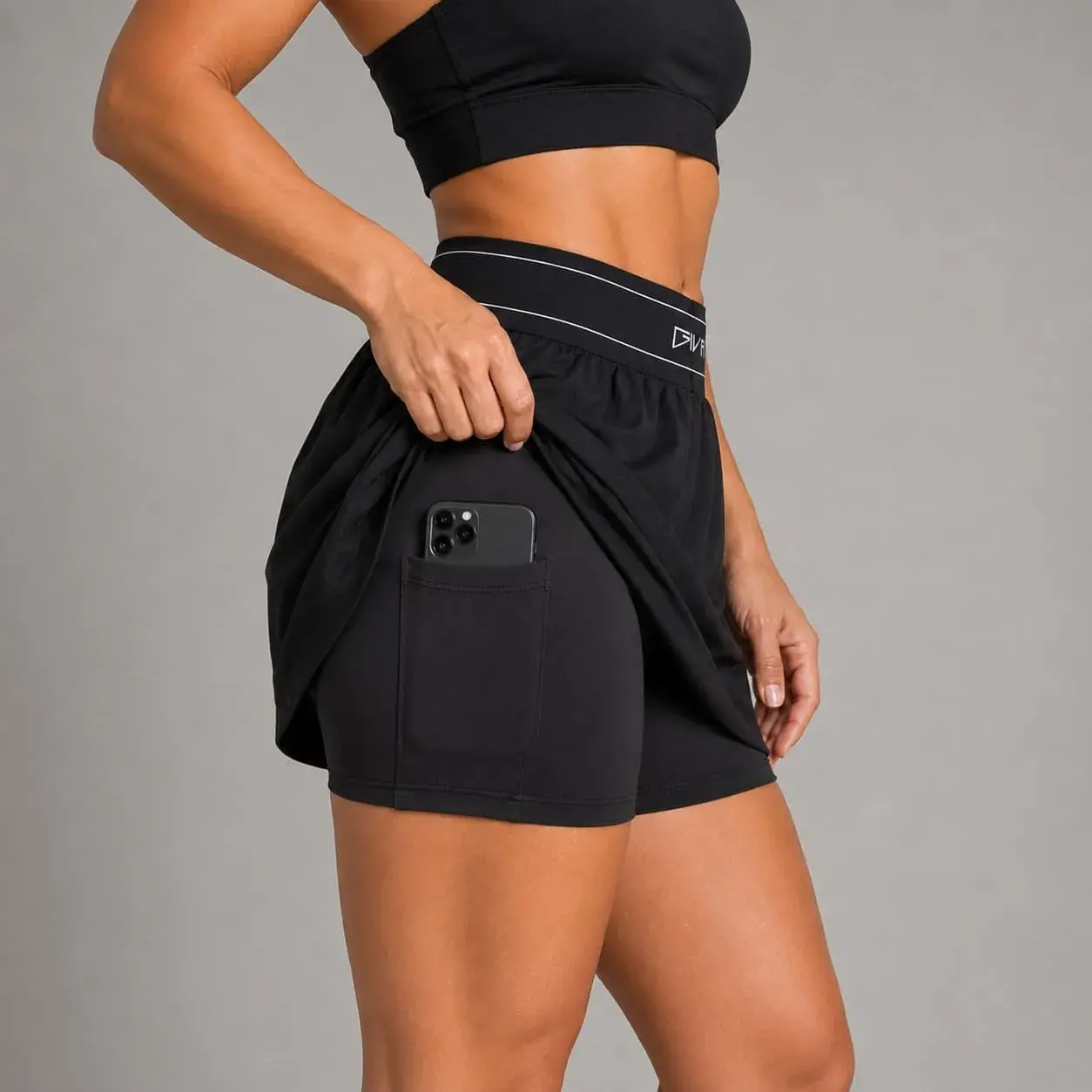 Falda Short Deportiva Giva para Mujer con Bolsillos – Pádel, Tenis y Gym - Image 7