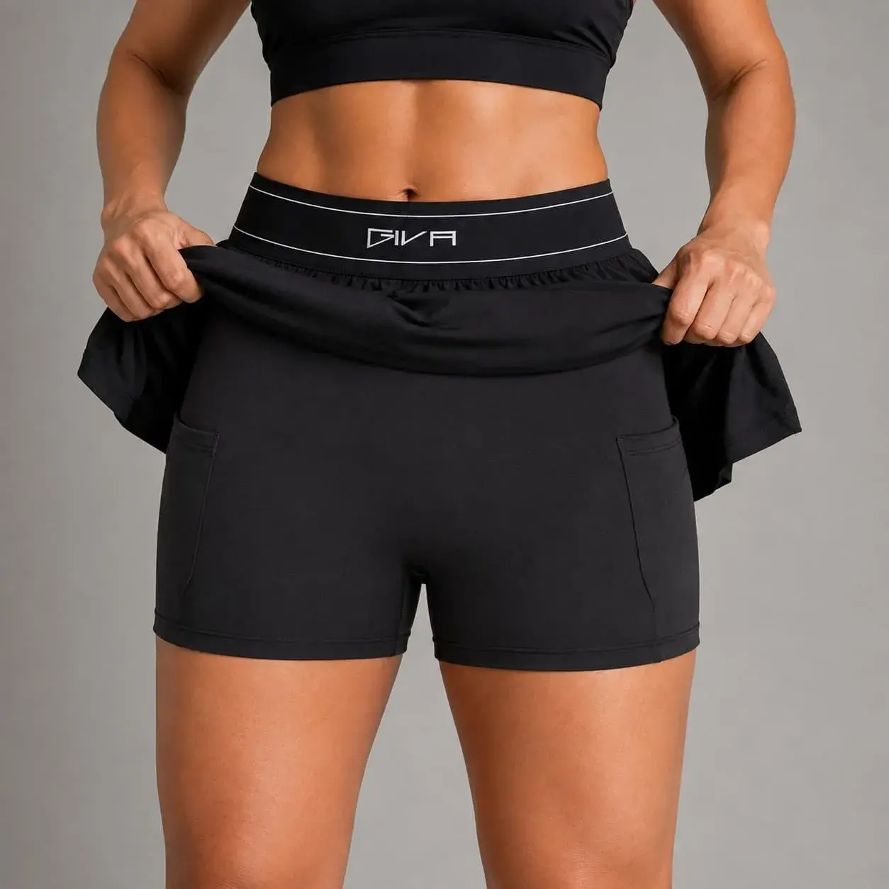 Falda Short Deportiva Giva para Mujer con Bolsillos – Pádel, Tenis y Gym - Image 6