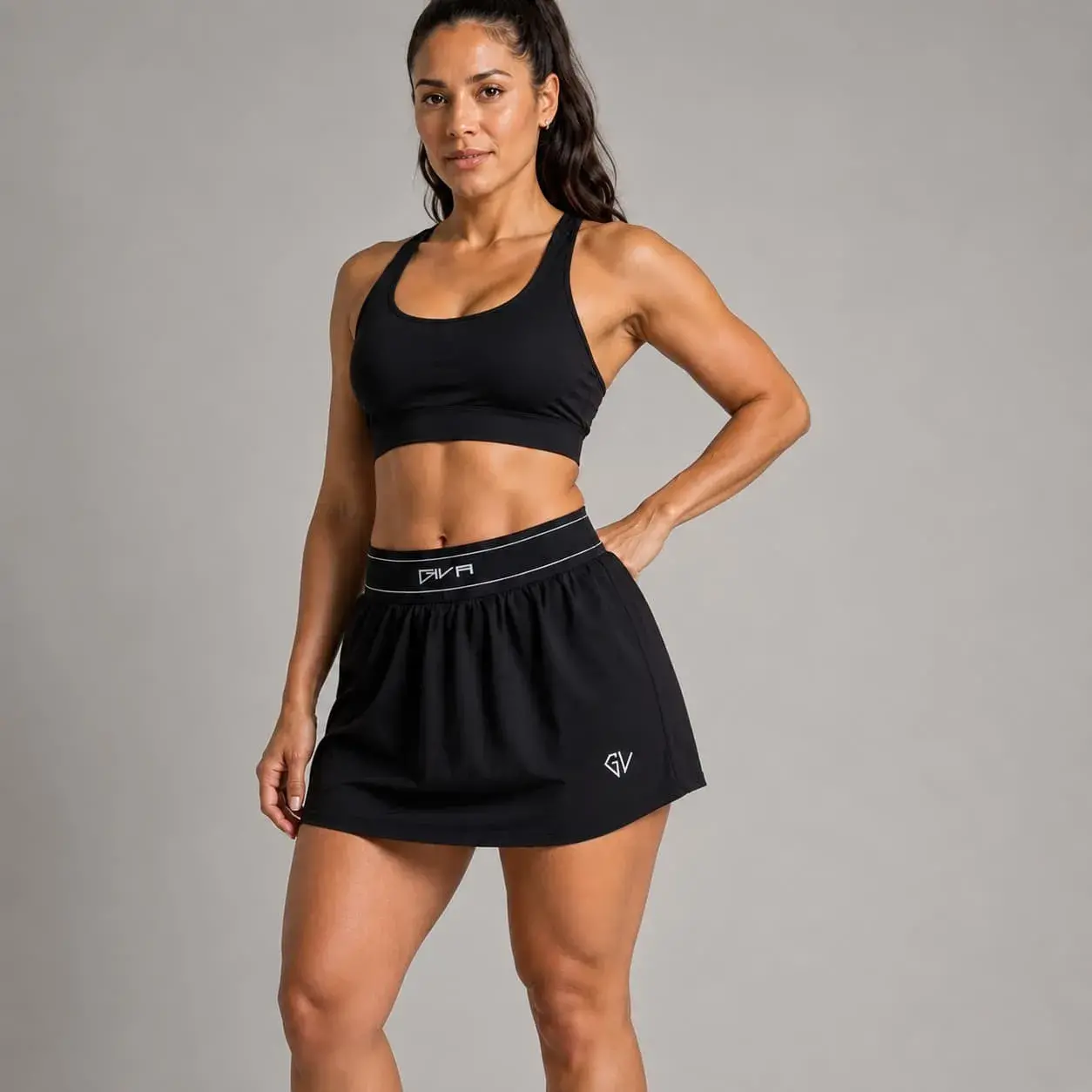 Falda Short Deportiva Giva para Mujer con Bolsillos – Pádel, Tenis y Gym - Image 3